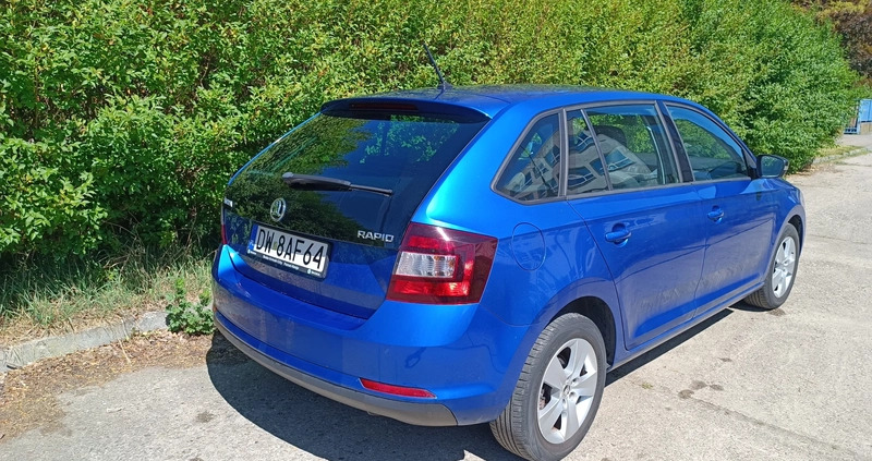 Skoda RAPID cena 40900 przebieg: 129490, rok produkcji 2018 z Wrocław małe 466